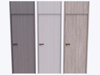 Modern single door 3d model