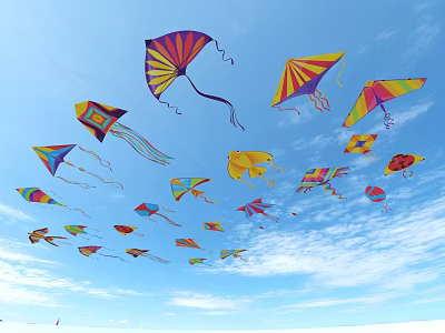 Kite Toy Decoration 3d model