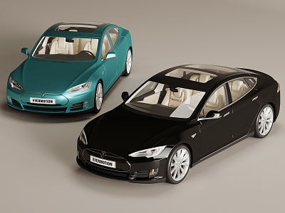 Tesla Car New Energy Car 3d model