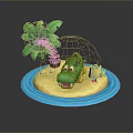 Crocodile Alligator Nile Crocodile carnivore reptile cold-blooded animal reptile 3d model