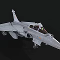 Modern Military Fighter Jet With Sleek Aerodynamic Design And Advanced Weapon Systems