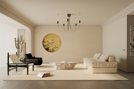 The Silent Living Room 3d model