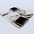 Books Magazine Readings 3d model