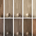 Wood Flooring Showcase With Various Styles And Textures 3d model