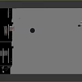 Stacked Electronic Device Components with Control Panels Buttons and Ports in Metallic Finish Design