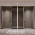 Modern Hotel Away Hotel Entrance Away 3d model