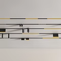Modern Track Spotlights Embedded Magnetic Lights Linear Lights Steering Spotlights Downlight Bucket Lights Grid Duct Lights 3d model