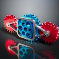 gear large gear small gear cast iron gear internal gear external gear bevel gear 3d model