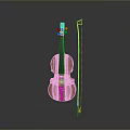 Professional High Quality Wooden Violin With Bow And Musical Instrument Equipment