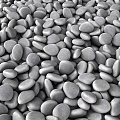 Modern cobblestone cobblestone paving pebbles 3d model