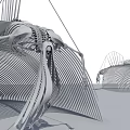 Futuristic Game Movie Character With Detailed Mechanical Metal Structure And Streamlined Joints Design