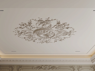 French Ceiling 3d model