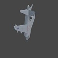 Sea Harrier Fighter 3d model