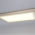 Modern LED Ceiling Lights Featuring Rectangular Round Shapes and Soft Glow 3d model