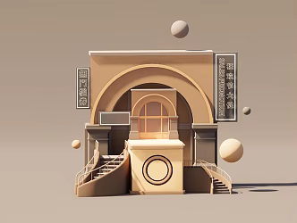 Modern Meichen e-commerce Meichen 3d model