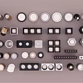 Various Designs of Downlights and Spotlights in Multiple Colors and Shapes for Home Lighting
