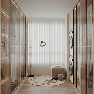 Modern Cloakroom 3d model