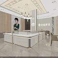 Modern Luxury Jewelry Store Interior Design With Bright Lighting Elegant Display Cases And Marble Flooring
