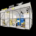 YISHION Trendy Fashion Clothing Store With Modern Glass Facade And Stylish Displays