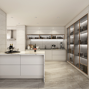 Modern Kitchen 3d model