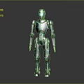 Robot Assistant Small Robot Butler Robot Butler Figure Game Figure 3d model