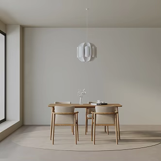 Modern table combination 3d model