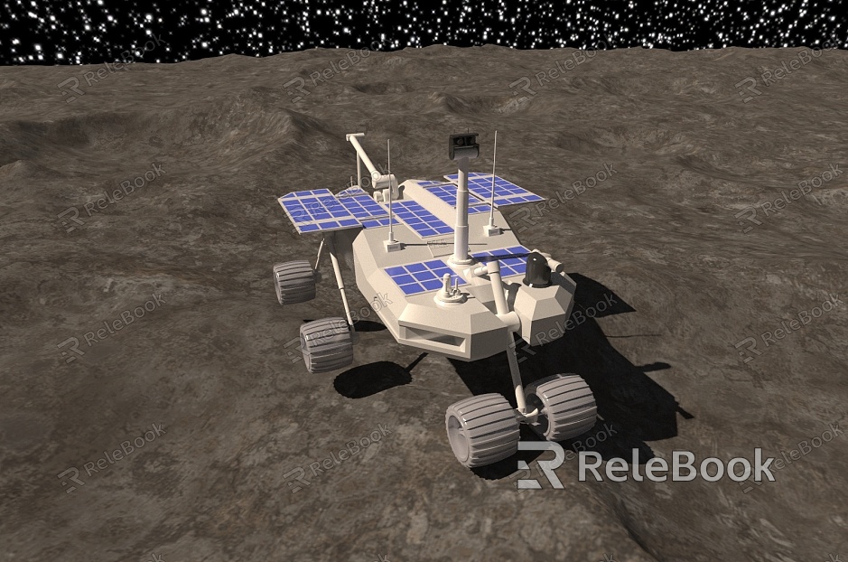 Lunar Rover Exploration Mars Pathfinder Satellite Instrument model