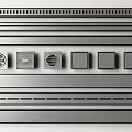 Durable Metal Building Components Featuring Vent Grilles Strip Panels And Square Covers 3d model