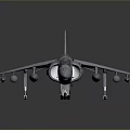 Detailed Military Jet Fighter Model With Gray Paint Weapon Mounts Cockpit And Landing Gear