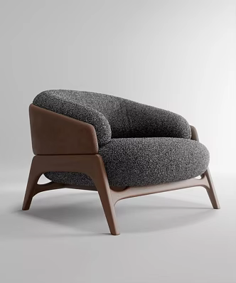 Modern Sofa Chair Leisure Chair 3d model