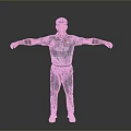 A Man in Green Pakistan Cricket Uniform with Arms Outstretched Standing