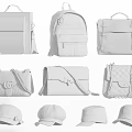 Assorted Stylish Bags Including Backpacks Handbags and Crossbody Styles with Various Colors and Designs