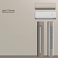 Poliform Wall Mounted Air Conditioners And Floor Fans For Modern Home Interior