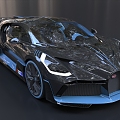 Bugatti Super Car Super sports car Bugatti sports car 3d model