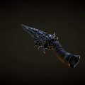 Dagger Game Dagger Poisonous Teeth Canine Teeth Short Knife Magic Knife Low Face Number Low Model Simple Model Game Sub-era Movie and TV Level Super Realistic High Precision 3d model