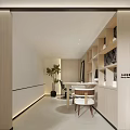 Modern Luxury Beauty Hair Salon Interior With Styling Chairs And Soft Lighting