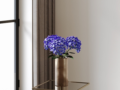 Vase Flower Art 3d model