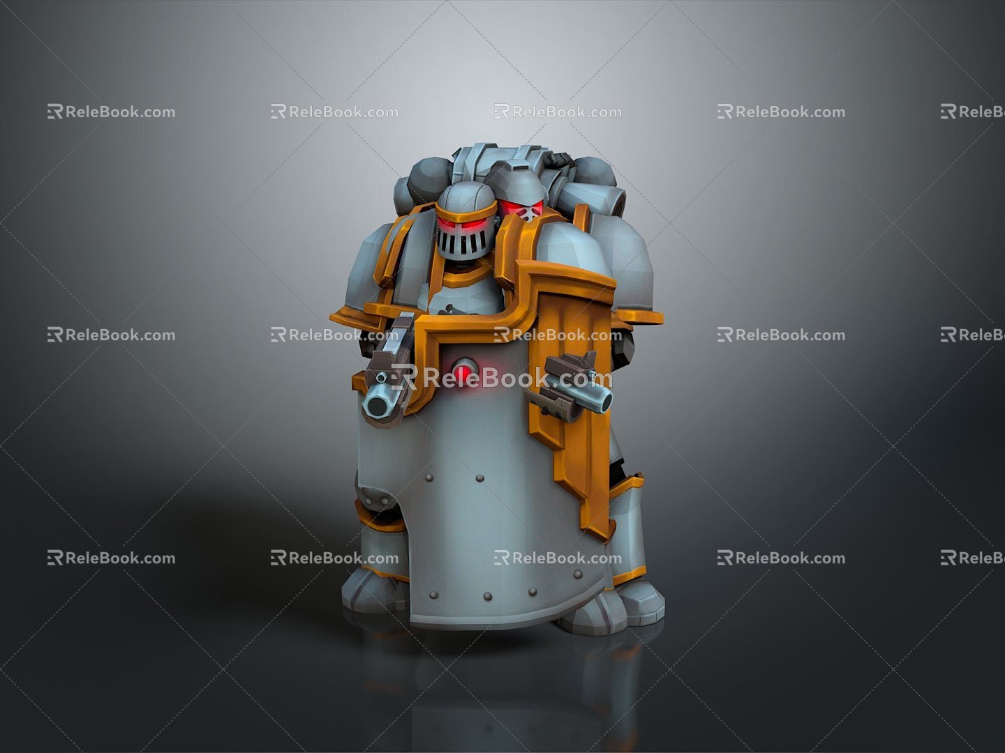 Mech Warrior Mech Soldier Machine Battlearm Mechanical Battlearm Machine Fighter Robot 3d model