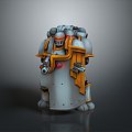 Mech Warrior Mech Soldier Machine Battlearm Mechanical Battlearm Machine Fighter Robot 3d model