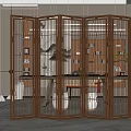 New Chinese Style Screen Partition 3d model