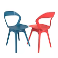 Modern Stylish Leisure Chairs with Unique Backrest in Multiple Vibrant Colors Design