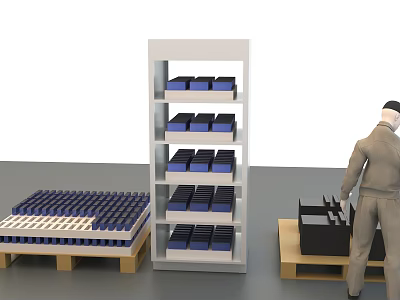 New energy battery 3d model New energy battery 3d model