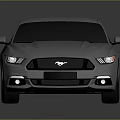 Two Door Silver Sports Car With Sleek Design Shiny Exterior And Alloy Wheels