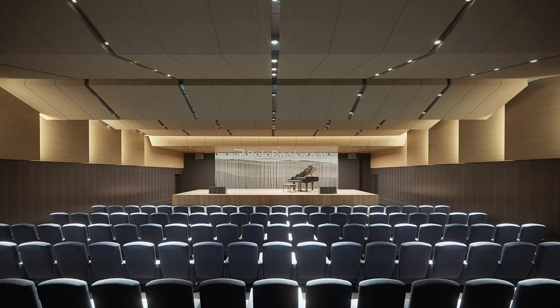 Modern theater small theater multi-function hall 3d model