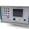 Professional Industrial Testing Equipment With Gray Casing Display Screen And Colorful Interface Ports