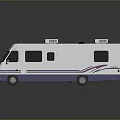 Bus Large Bus CMB Medium Van Large Van Bus School Bus Van Box Car 3d model
