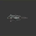 laser tower turret turntable sci-fi tower defense game tower defense sci-fi turret game turret game turret 3d model