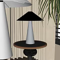 Modern Table Lamp Light Luxury Table Lamp Post-modern Metal Avant-garde Mushroom Lamp 3d model