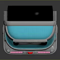 Retro Headphone Speaker System With Classic Design Transparent Front And High Quality Sound