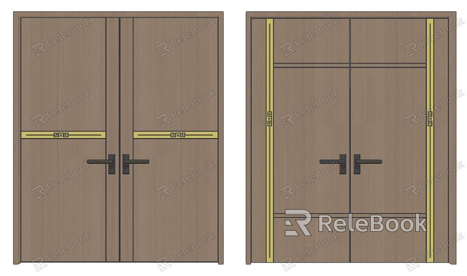 New Chinese Double Door model